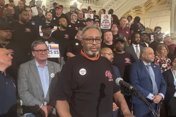TWU Local 234 rallies for funding. 