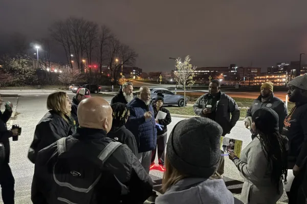 TWU Transit Division Director Willie Brown in Akron, Ohio. 
