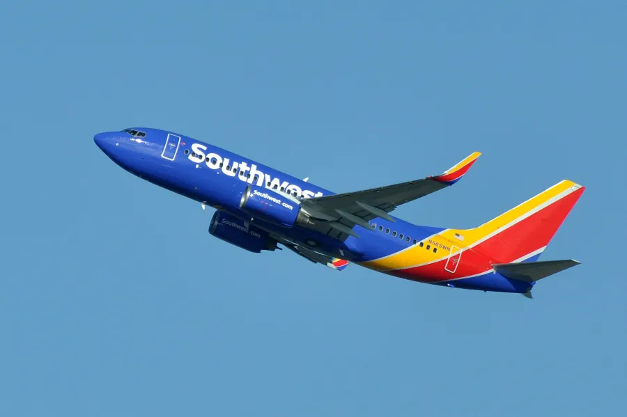 Southwest plane